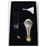 Towle Art Deco sterling silver perfume flask with