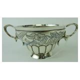 Mexican .900 silver sugar bowl by Alfreo