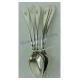 Towle sterling silver set of 6 demitasse spoons,