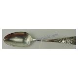 Rare Art Nouveau sterling silver spoon by