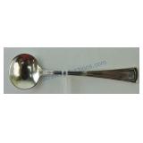 Domoic Haff sterling silver master salt spoon,