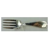 Lullaby sterling silver baby fork 3 3/4", 20gr