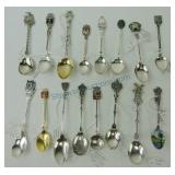 Lot of 16 .835, .900, .830 silver demitasse