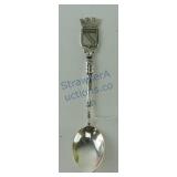 Sterling silver souvenir spoon, Strasbourg,