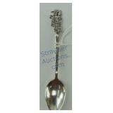 Sterling silver souvenir spoon Aztec design, 6gr