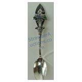 Sterling silver souvenir spoon with Thunderbird,