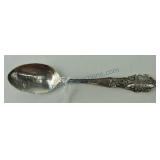 Sterling silver souvenir spoon, Raleigh NC, wear,