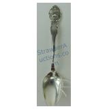 Sterling silver souvenir spoon, Marineland FL,