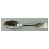 American coin silver spoon, attr. Hall Henson &