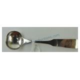 American coin silver master salt spoon, N. Harding