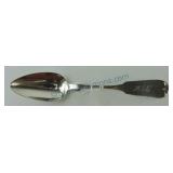 Early Gorham sterling silver fiddle back teaspoon,