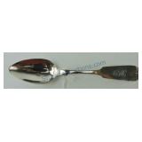 Early American coin silver spoon, C.S. Willard,