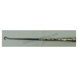 Sterling silver handled Art Nouveau button