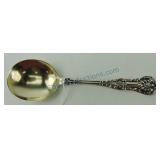 Dominick & Haff sterling silver serving spoon,