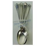 Wallace set of 4 sterling silver demitasse
