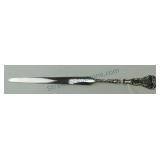 Sterling silver letter opener, 9", 1oz+