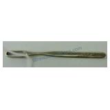 Sterling silver baby toothbrush by Wright Kay &