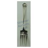 Frank Smith sterling silver salad fork,