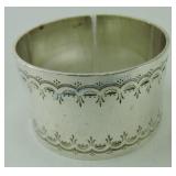 Wallace sterling silver napkin rign No 3812-8,
