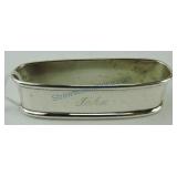 Lunt sterling silver napkin ring No 47C, 16gr