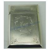 Whiting sterling silver calling card case 2.1oz+