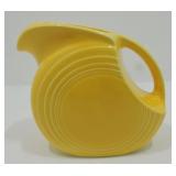 Vintage Fiesta juice pitcher, Harlequin yellow