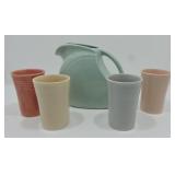 Vintage Fiesta Jubilee juice set:  celadon juice