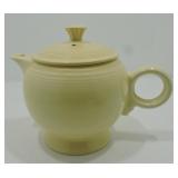 Vintage Fiesta large teapot, ivory