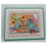 Fiesta needlepoint picture