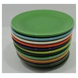 Vintage Fiesta lot of 14 - 6" plates, mixed