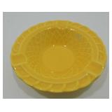 Harlequin basketweave ashtray, yellow