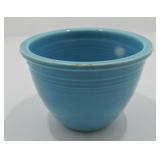 Vintage Fiesta #1 turquoise mixing bowl, inside