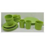 Fiesta Post 86 chartreuse lot of 15 pcs