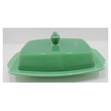 Harlequin 1/2 pound butter dish, green