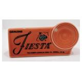 Fiesta Post 86 shelf sign, persimmon