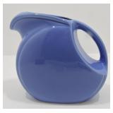 Riviera juice pitcher, mauve blue