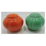 Riviera salt & pepper, red/green