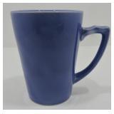 Riviera handled tumbler, mauve blue