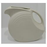 Fiesta Post 86 disc water pitcher, bisque,