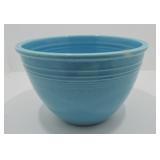 Vintage Fiesta #5 turquoise mixing bowl, inside