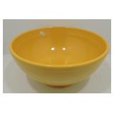 Vintage Fiesta footed salad bowl, yellow,