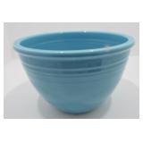 Vintage Fiesta #4 turquoise mixing bowl, inside