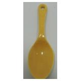 Vintage Fiesta Kitchen Kraft spoon, yellow, nick