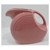 Fiesta Post 86 disc water pitcher, rose