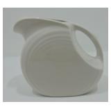 Fiesta Post 86 disc juice pitcher, white