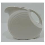 Fiesta Post 86 disc juice pitcher, white