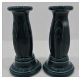 Fiesta Post 86 pair juniper tapered candle