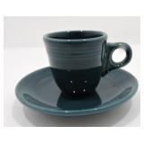 Fiesta Post 86 juniper AD cup & saucer