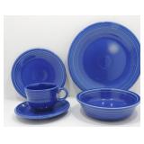 Fiesta Post 86 sapphire 5 piece place setting