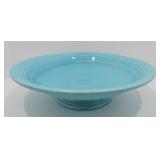 Vintage Fiesta 12" fruit compote, turquoise